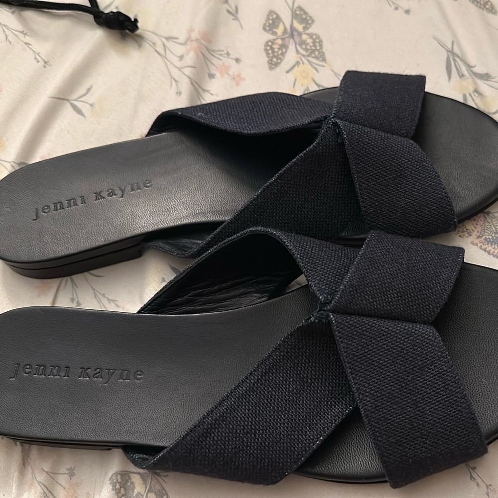 Jenni Kayne Elegant Black Sandals
